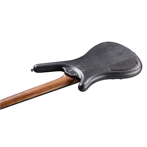 Warwick Teambuilt Pro Series Corvette $$, 5-String, Fretless - Nirvana Black Transparent Satin pas/act ASH fretless w/ Bag